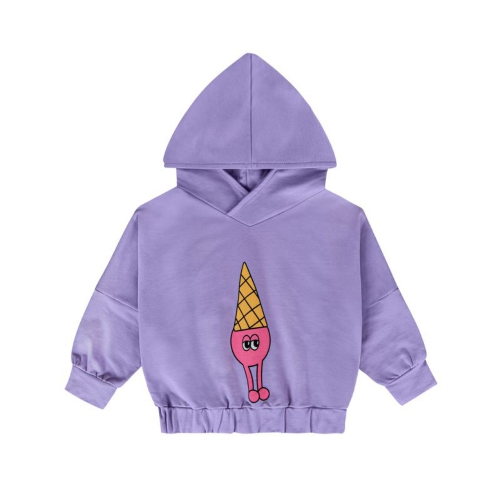 DEAR SOPHIE Purple Ice Cream Kids Hoodie